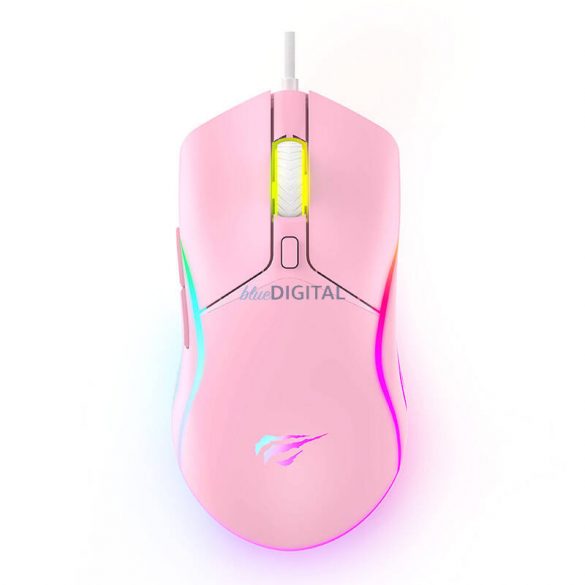 Mouse jucărie cu fir Havit MS1029 (roz)