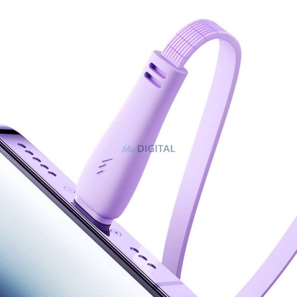 Joyroom S-A40 Colorful USB-A - Cablu tip C/Lightning/microUSB 3,5A 1m - violet