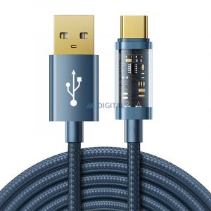 Joyroom S-UC027A12 Surpass USB-A - Cablu tip C 3A 1,2 m - albastru