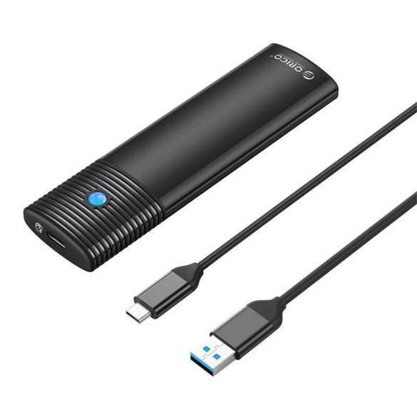 Carcasă pentru unitatea externă M.2 SATA, Orico PWM2-BK-EP, USB-C, 5 Gbps (negru)