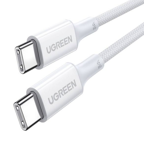 Cablu USB-C-USB-C UGREEN 15269, 2m (alb)