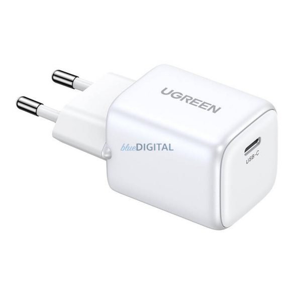 Încărcător UGREEN 15324 Nexode mini, USB-C, PD3.0, QC4.0, GaN, 20W (alb)