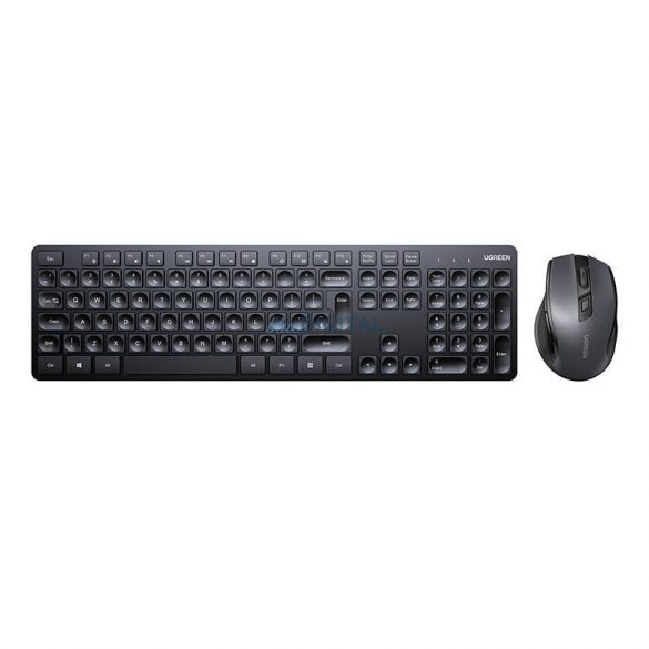 Mouse-ul ergonomic și tastatură fără fir combinate UGREEN MK006 (negru)