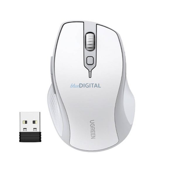 Mouse fără fir UGREEN MU101 2.4G (alb)