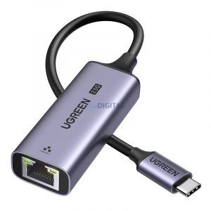 UGREEN CM648, Adaptor Ethernet USB-C la RJ45, 2.5G (negru)