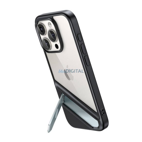 Husă de protecție cu suport UGREEN LP737 iPhone 15 (negru)