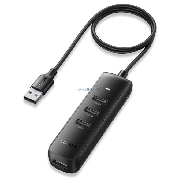 UGREEN CM416 Adaptor USB-4x USB 4 în 1 1m (negru)