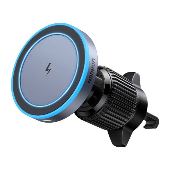 Suport auto magnetic cu încărcător inductiv Ugreen W525, pentru aerisire, 15W (negru)