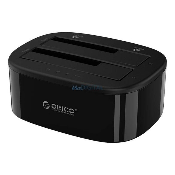 Stație de andocare Orico pentru HDD / SSD de 2,5" / 3,5", 5Gbps, USB-C la USB-C/A cu clonare (negru)