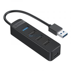 Orico USB hub USB-A - 1xUSB-A 3.0 + 3xUSB-A 2.0 - negru