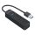 Orico USB hub USB-A - 1xUSB-A 3.0 + 3xUSB-A 2.0 - negru