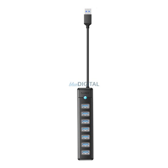 Orico PW7U USB hub USB-A - 7xUSB-A 3.0 - negru