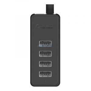 Orico W5P-030 USB hub USB-A - 4xUSB-A 2.0 - negru