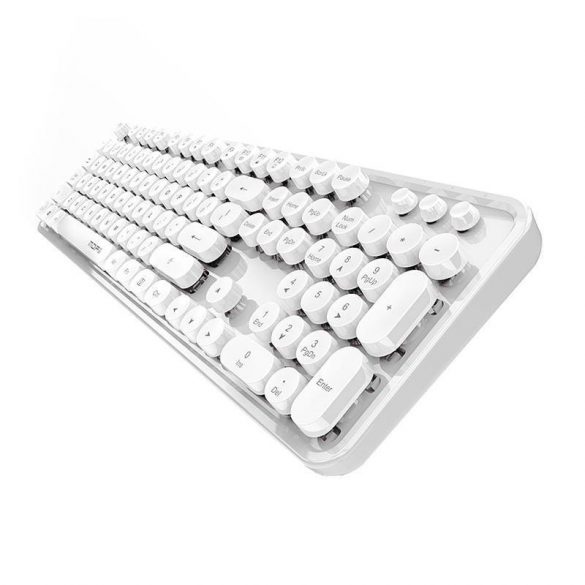 Set tastatură + mouse wireless MOFII Sweet 2.4G (alb)