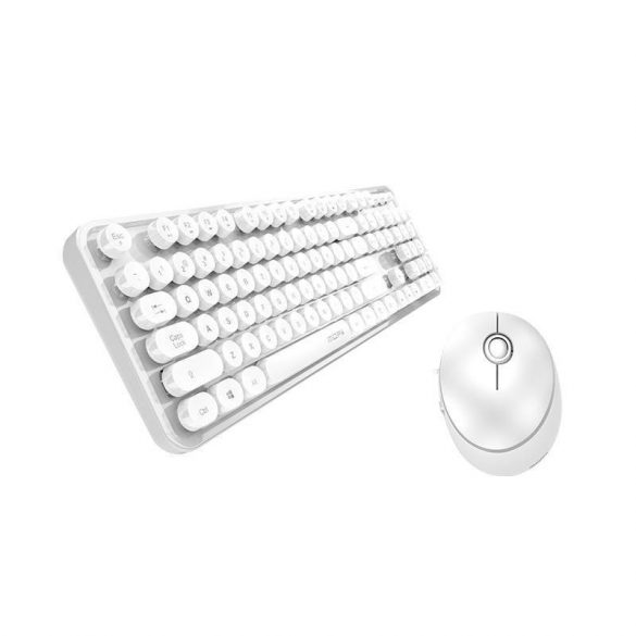 Set tastatură + mouse wireless MOFII Sweet 2.4G (alb)