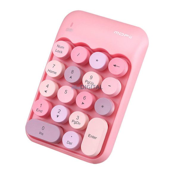 Tastatură numerică fără fir MOFII X910 (roz)