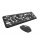 Set tastatură + mouse wireless MOFII 666 2.4G (negru)