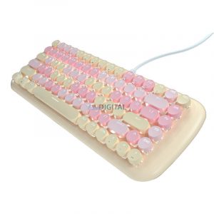 MOFII Candy M tastatură mecanică cu fir (crem)