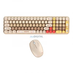 Set tastatura + mouse wireless MOFI Baby Bear (bej)