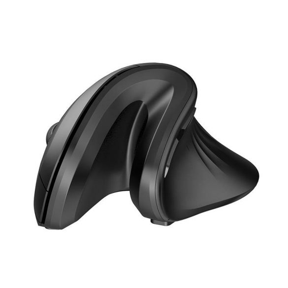 Mouse vertical wireless Dareu Magic Hand Bluetooth + 2.4G (alb)