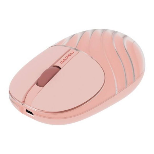 Mouse Wireless Dareu LM135D Roz