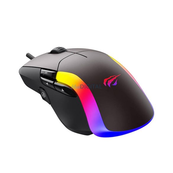 Mouse pentru jocuri Havit MS959S RGB (maro)