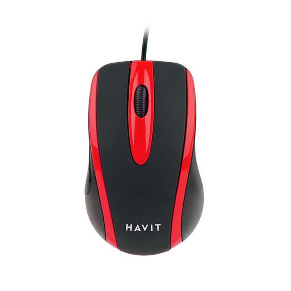 Mouse universal Havit MS753 (negru&roșu)