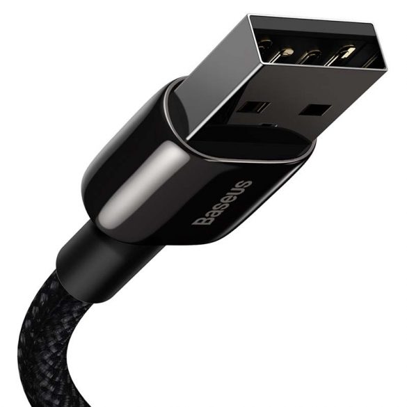 Baseus Tungsten Gold USB-A - Cablu Lightning, 2,4 A, 1 m (negru)