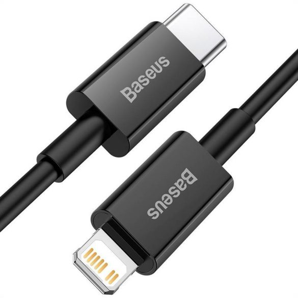 Baseus Superior USB-C - Cablu Lightning, 20 W, PD, 2 m (negru)