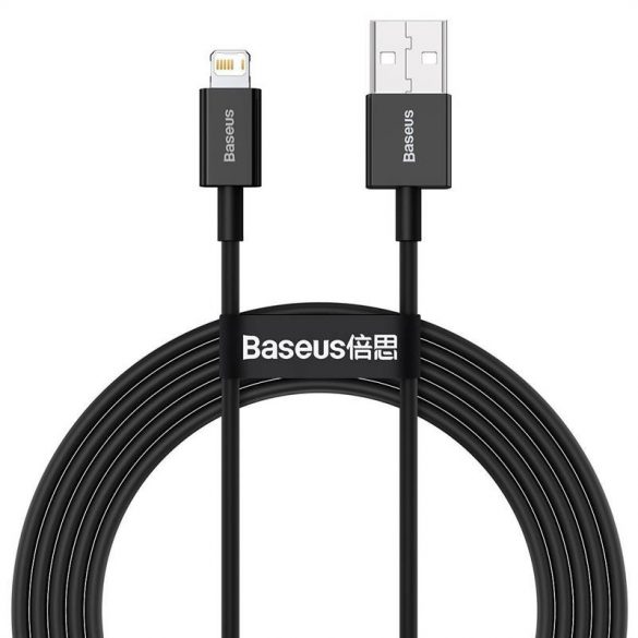 Cablu USB pentru Lightning Baseus Superior Series 2.4A 1m (negru)