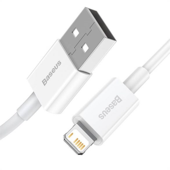 Cablu USB pentru Lightning Baseus Superior Series 2.4A 1m (alb)