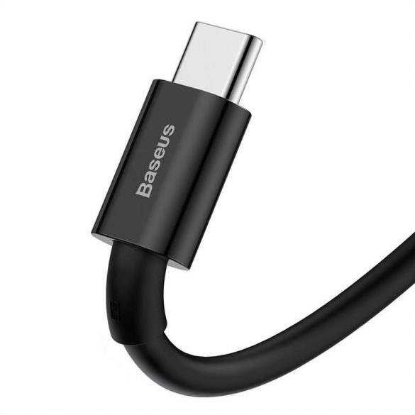 Cablu USB-USB-C Baseus Superior Series 66W 1m (negru)