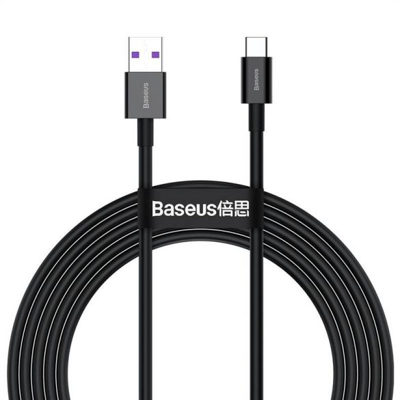 Cablu USB-USB-C Baseus Superior Series 66W 2m (negru)