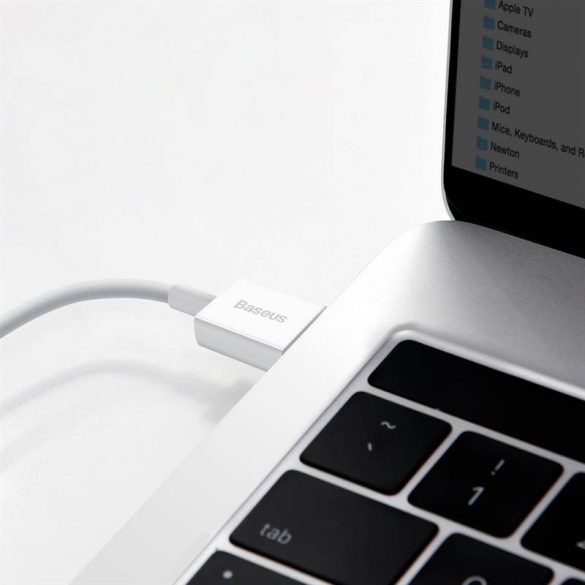 Cablu USB-USB-C Baseus Superior Series 66W 2m (alb)