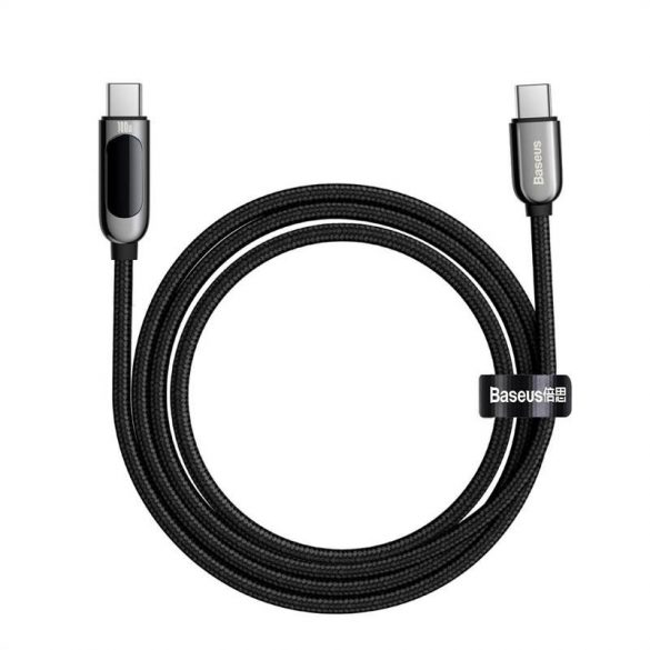 USB-C - cablu USB-C pentru afișaj Baseus, 100 W, 2 m (negru)