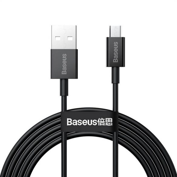 Cablu USB-Micro USB Baseus Superior Series, 2A, 2m (negru)