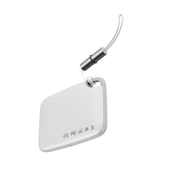 Tracker Bluetooth Baseus T2 cu cablu (alb)