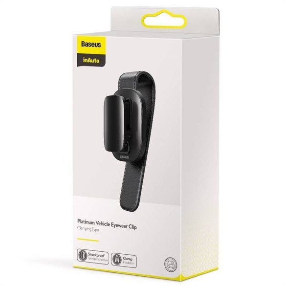 Suport pentru ochelari auto Baseus Platinum (negru)