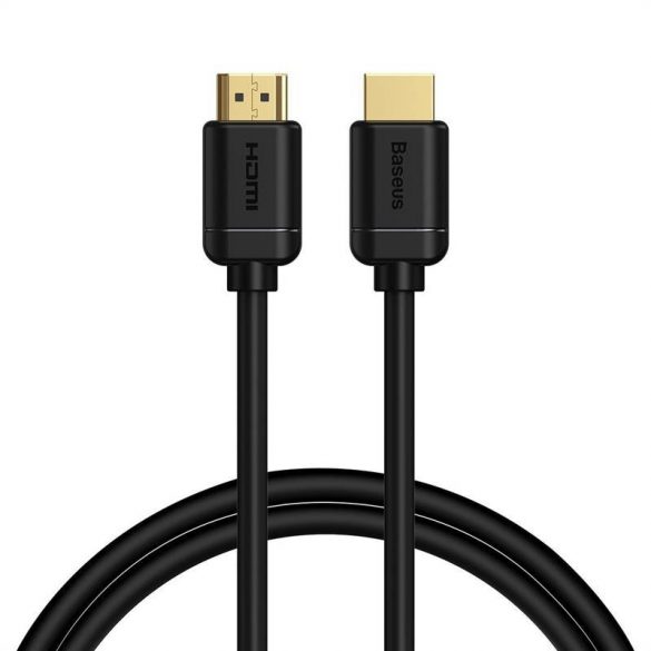 Cablu Baseus HDMI 2.0, 4K 60 Hz, 3D, HDR, 18 Gbps, 2 m (negru)