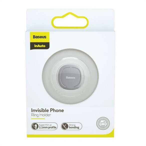 Baseus Invisible inel mâner pentru telefon (argint)