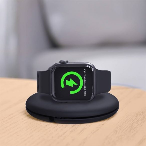 Organizator/suport pentru încărcător AppleWatch (negru)