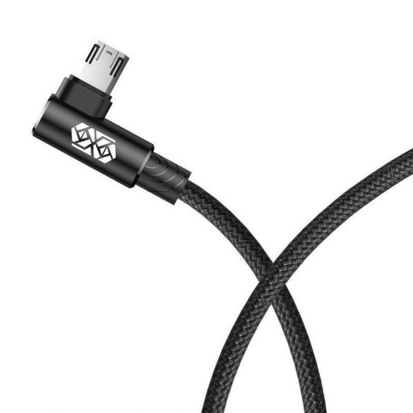 Cablu USB-Micro USB, cot înclinat Baseus MVP 1,5A 2m (negru)