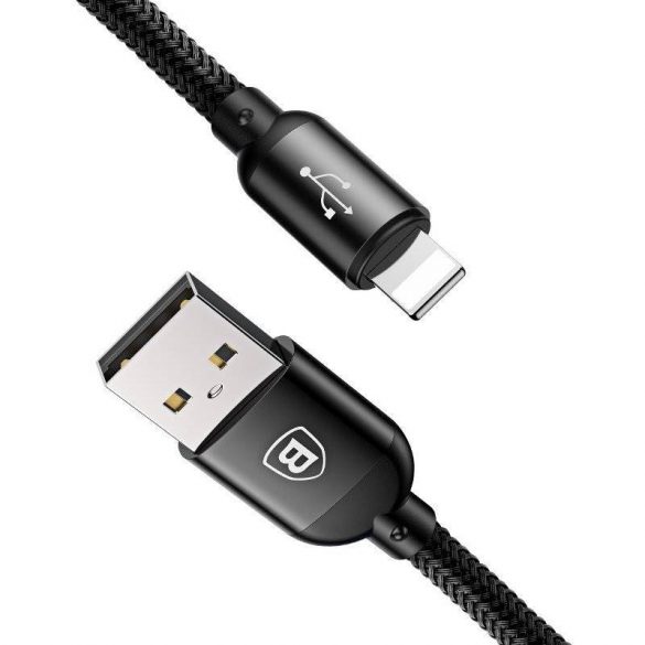 Cablu USB-C 3 în 1 Baseus / Lightning / Micro USB 3,5 A 0,3 m (negru)