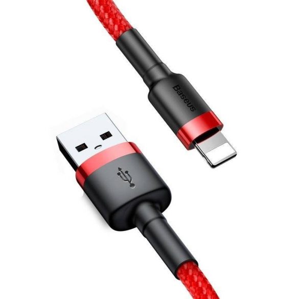 Cablu USB Lightning Baseus Cafule 1,5A 2m (roșu)