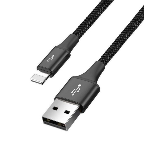 Cablu USB 4 în 1 Baseus Fast 2xUSB-C / Lightning / Micro 3,5A 1,2 m (negru)