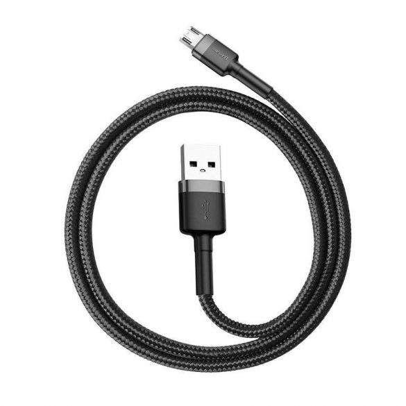 Baseus Cafule 1,5A 2 m-es USB-Micro USB-kábel (szürke-fekete)