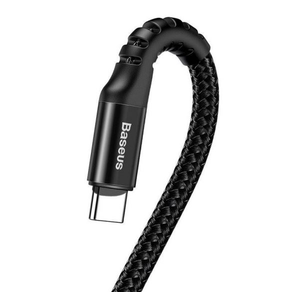 Cablu arc Baseus Spring USB-USB-C 1m 2A (negru)