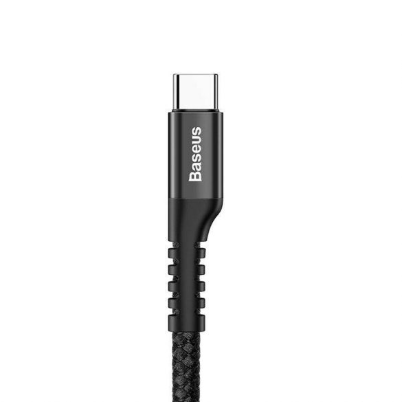 Cablu arc Baseus Spring USB-USB-C 1m 2A (negru)