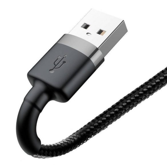 Cablu USB Baseus Cafule 2A 3m Lightning (gri-negru)