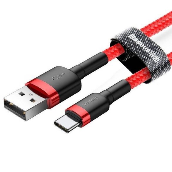 Cablu USB-USB-C Baseus Cafule 2A 3m (rosu)